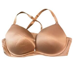 Victorias Secret Nude Underwire T Shirt Bra 36D Lightly Lined